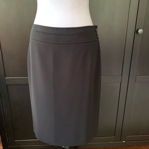 Black Ann Taylor Pencil Skirt